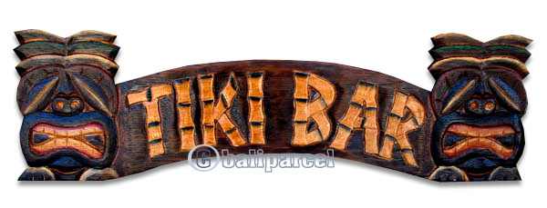 Tiki Wallhanging (can Request The Text On Board).
