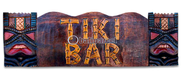Tiki Wallhanging (can Request The Text On Board).