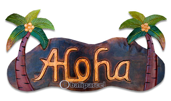 Aloha Wallhanging (can Request The Text On Board).