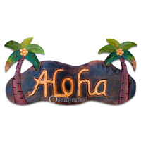 Aloha Wallhanging (can Request The Text On Board).