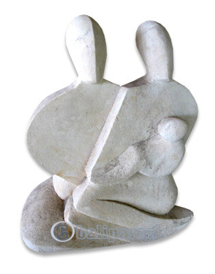 Abstract Stone Carving