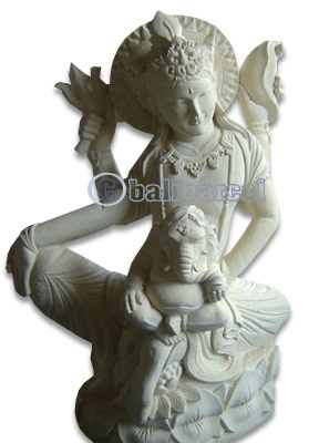 Siwa And Ganesha Stone Carving
