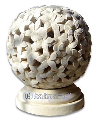 Garden Lamp Stone Carving