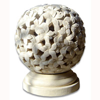 Garden Lamp Stone Carving