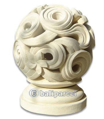 Garden Lamp Stone Carving