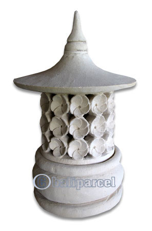 Garden Lamp Stone Carving