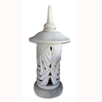Garden Lamp Stone Carving