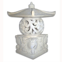 Garden Lamp Stone Carving