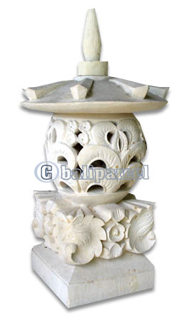 Garden Lamp Stone Carving