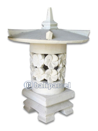 Garden Lamp Stone Carving