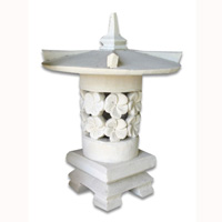Garden Lamp Stone Carving
