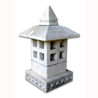 Garden Lamp Stone Carving