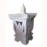 Garden Lamp Stone Carving