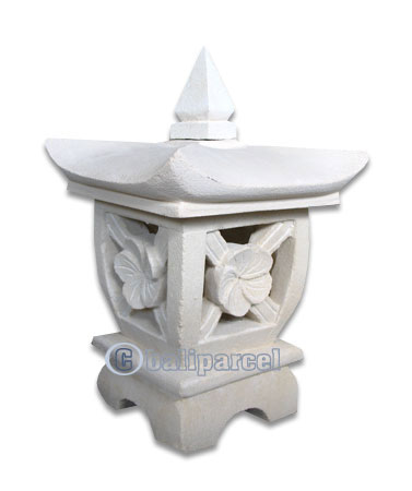 Garden Lamp Stone Carving