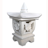 Garden Lamp Stone Carving