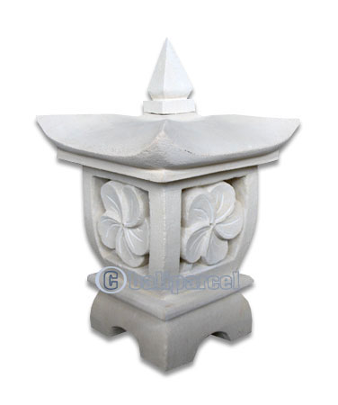 Garden Lamp Stone Carving