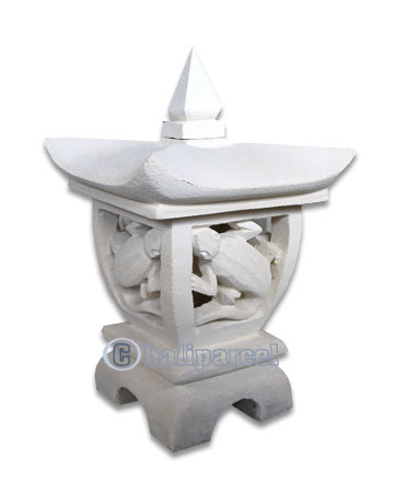 Garden Lamp Stone Carving