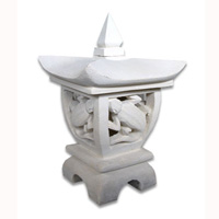 Garden Lamp Stone Carving