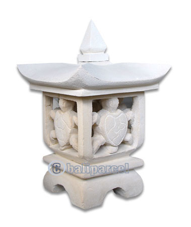 Garden Lamp Stone Carving