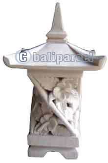 Garden Lamp Stone Carving
