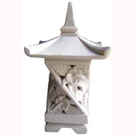 Garden Lamp Stone Carving