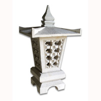 Garden Lamp Stone Carving