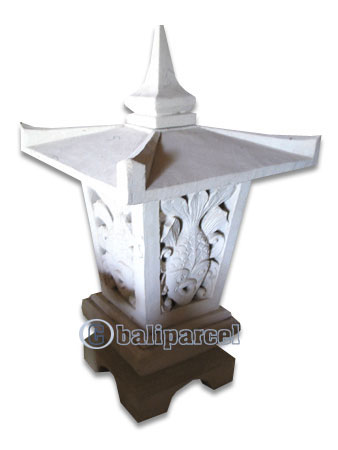 Garden Lamp Stone Carving