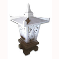 Garden Lamp Stone Carving