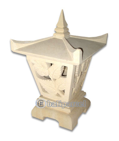 Garden Lamp Stone Carving