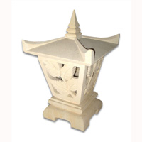 Garden Lamp Stone Carving