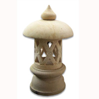 Garden Lamp Stone Carving