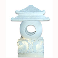 Garden Lamp Stone Carving
