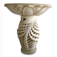 Handcrafted Lantern With Bowl Handmade From Stone