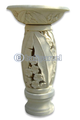 Handcrafted Lantern With Bowl Handmade From Stone