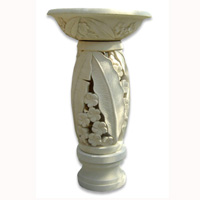 Handcrafted Lantern With Bowl Handmade From Stone