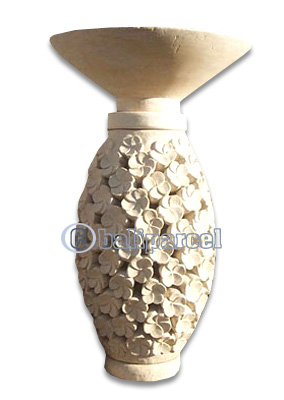 Handcrafted Lantern With Bowl Handmade From Stone