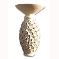 Handcrafted Lantern With Bowl Handmade From Stone