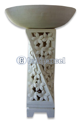 Handcrafted Lantern With Bowl Handmade From Stone