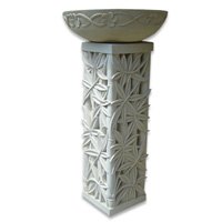 Handcrafted Lantern With Bowl Handmade From Stone