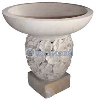 Handcrafted Lantern With Bowl Handmade From Stone