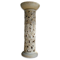 Handcrafted Lantern With Bowl Handmade From Stone