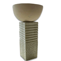 Handcrafted Stand With Bowl Handmade From Stone