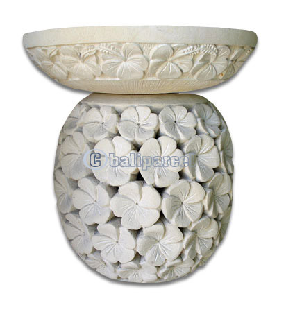 Handcrafted Lantern With Bowl Handmade From Stone