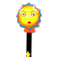 Wooden Sun Flower Pencil