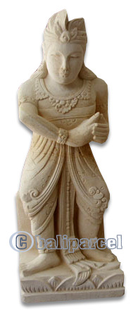 Handcrafted Welcome Statue, Handmade From Stone