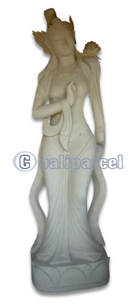 Handcrafted Balinese Statue, Handmade From Stone