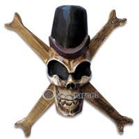 Skull, Handmade From Albesia Wood