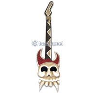Skull Guitar, Handmade From Albesia Wood