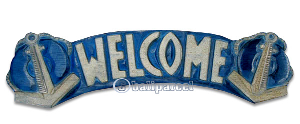 Pirate Sign, Handmade From Albesia Wood