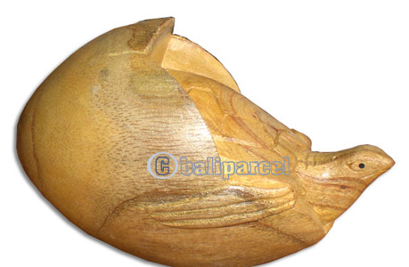 Turtles Out From The Shell, Handcarved From Hibiscus Wood